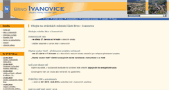 Desktop Screenshot of ivanovice.brno.cz